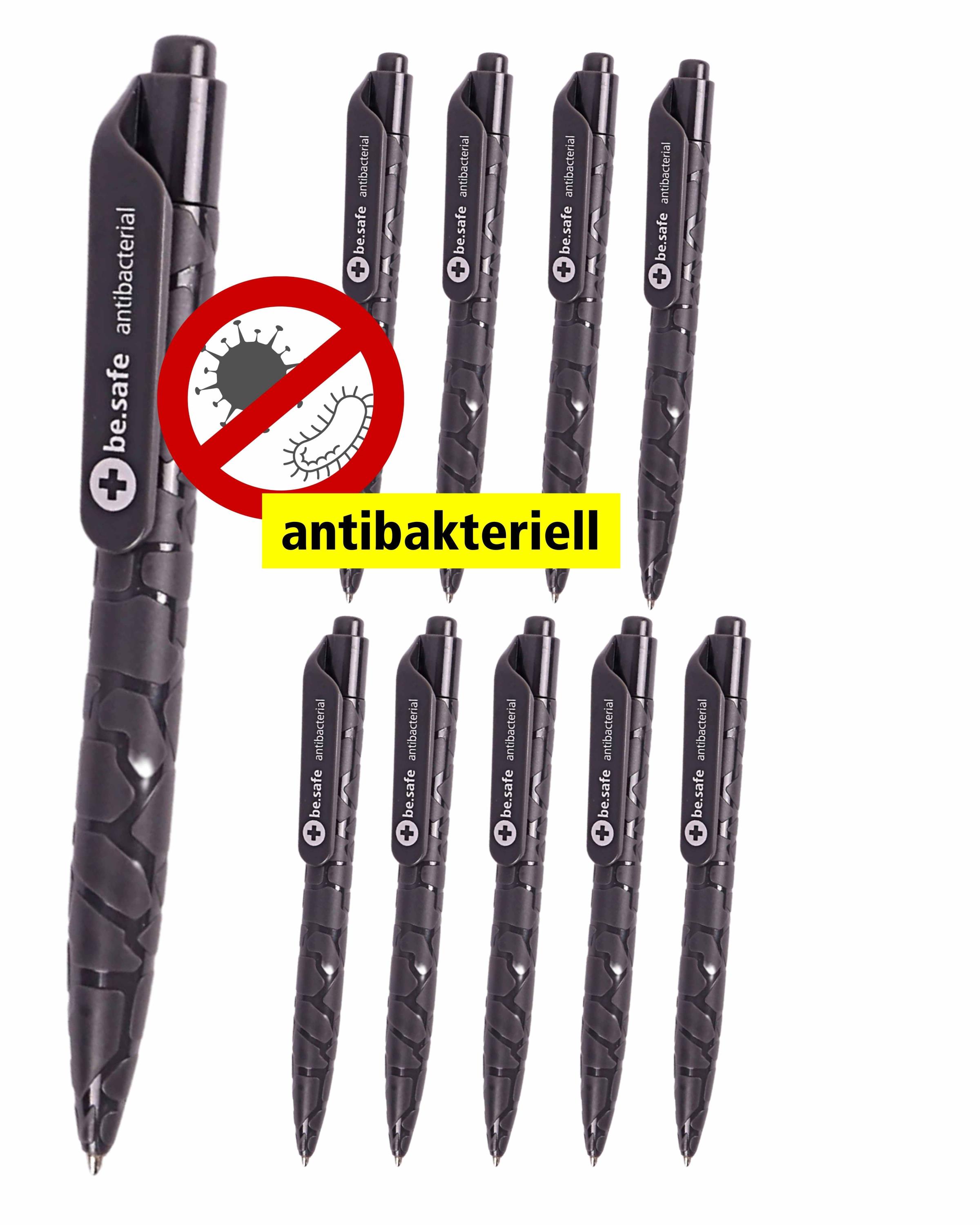 Kugelschreiber antibakteriell - Be.Safe 10er-Pack