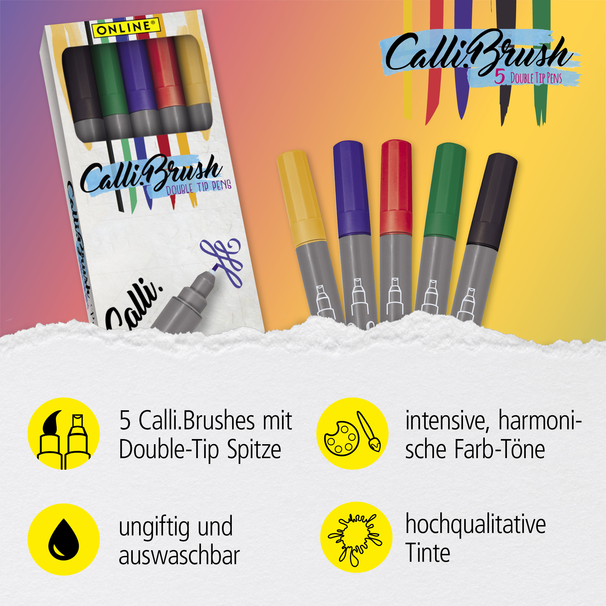 Calli.Brush Pens 5er Set Classic