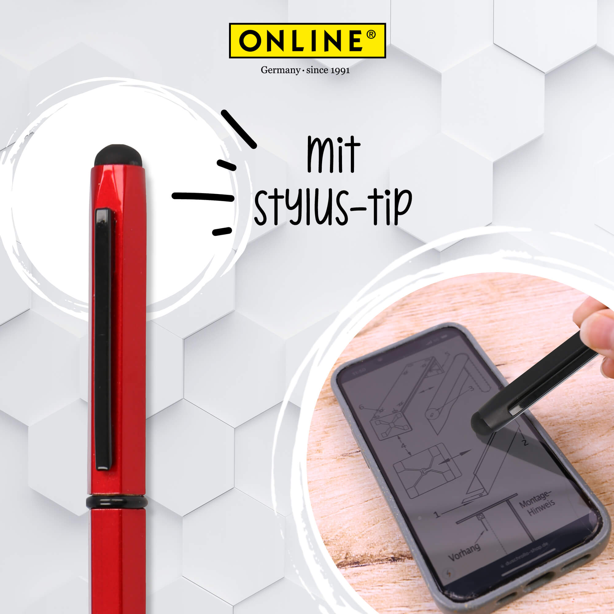 Kugelschreiber ONLINE Hexagon Stylus